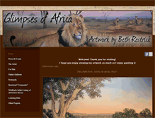 Tablet Screenshot of glimpsesofafrica.com